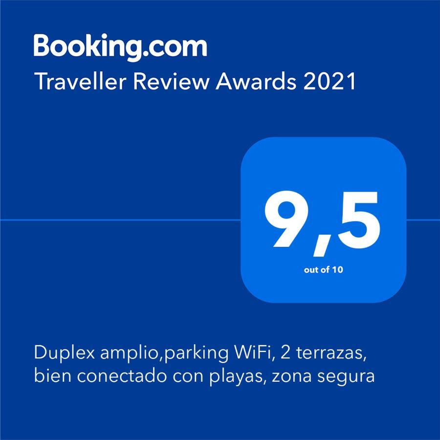 Ferienwohnung Duplex Amplio,Parking Wifi, 2 Terrazas, Bien Conectado Con Playas, Zona Segura Vigo Exterior foto