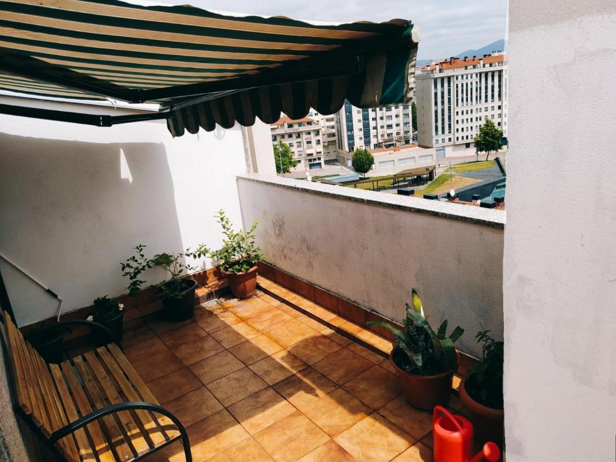 Ferienwohnung Duplex Amplio,Parking Wifi, 2 Terrazas, Bien Conectado Con Playas, Zona Segura Vigo Exterior foto