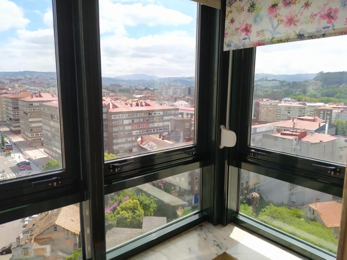 Ferienwohnung Duplex Amplio,Parking Wifi, 2 Terrazas, Bien Conectado Con Playas, Zona Segura Vigo Exterior foto